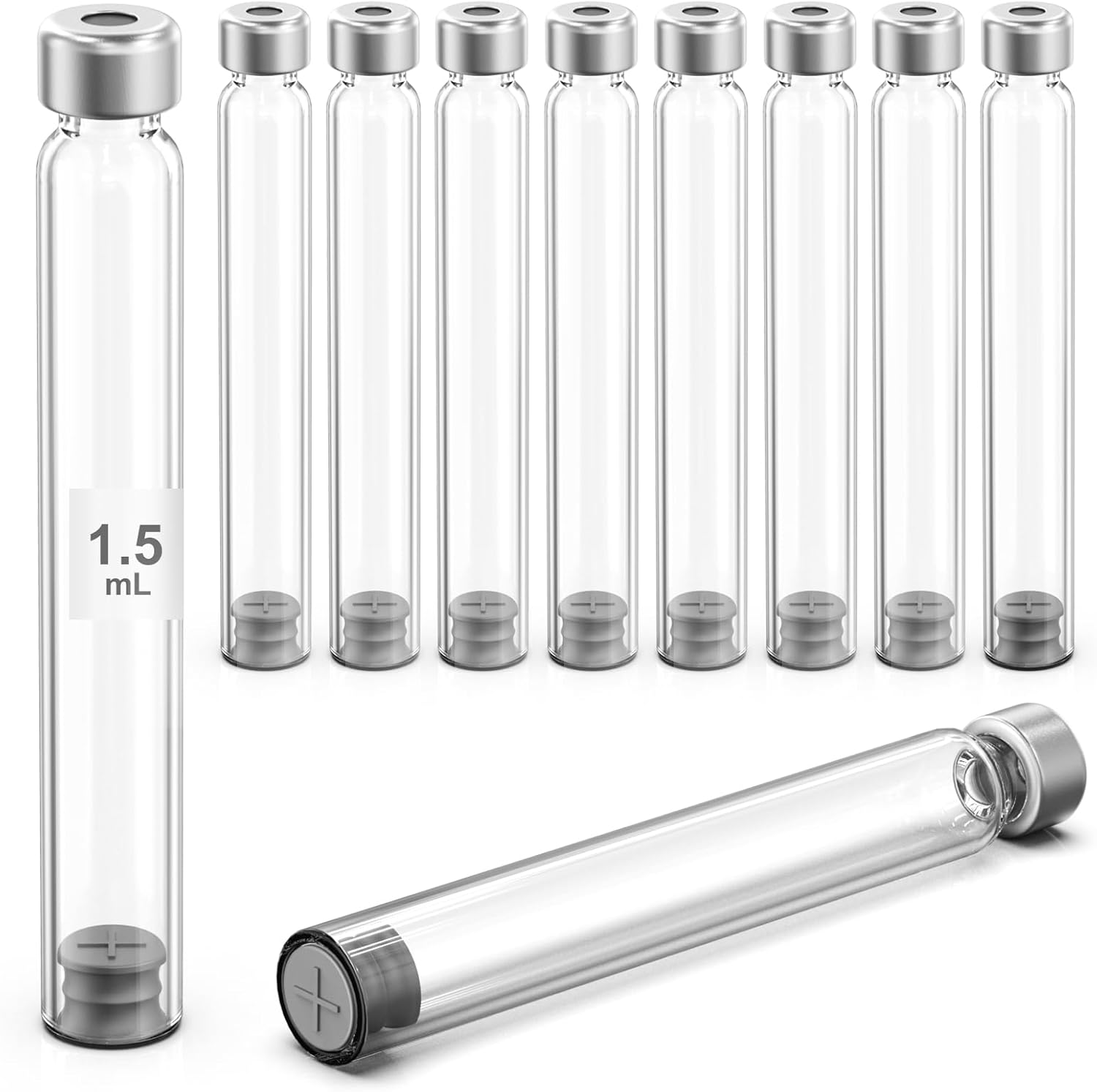 1.5 ml Cassette Bottle Sterile 1.5 ml Centrifuge Universal Vials (50)