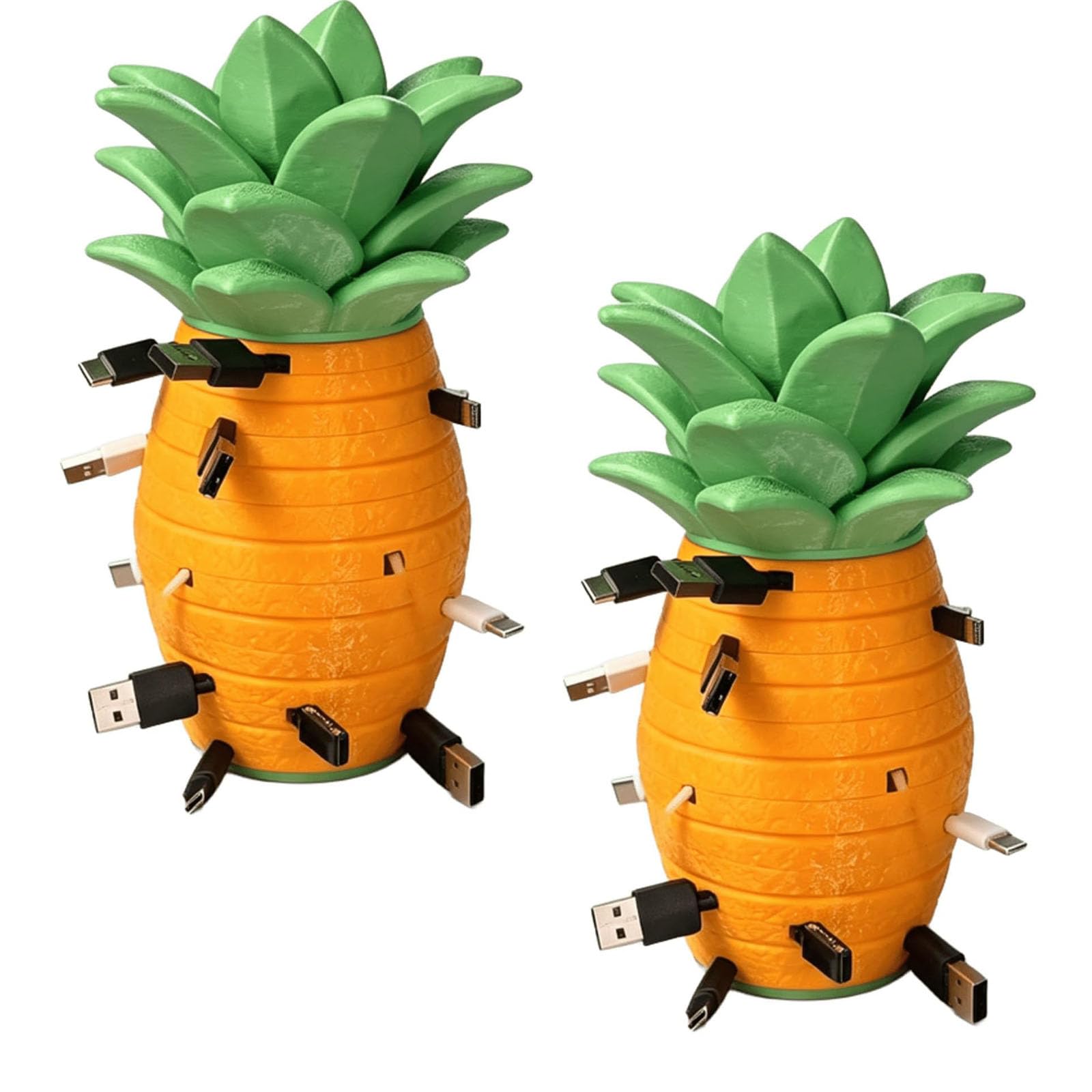 Modularer Kabel-Organizer, Ananas, modularer Kabel-Organizer (2pc)