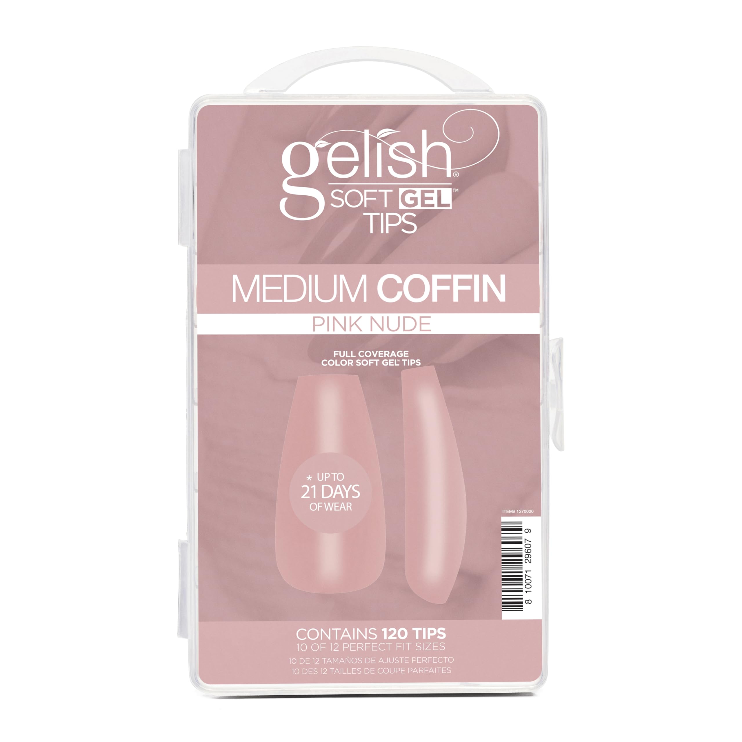 Gelish Soft Gel Tips - Press on Nails -8