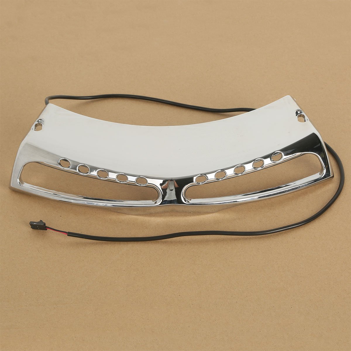 XMT-MOTO Fairing Headlight Lower Grill Chrome For Honda Goldwing 2001-2017 GL1800 & 2013-2016 F6B Models