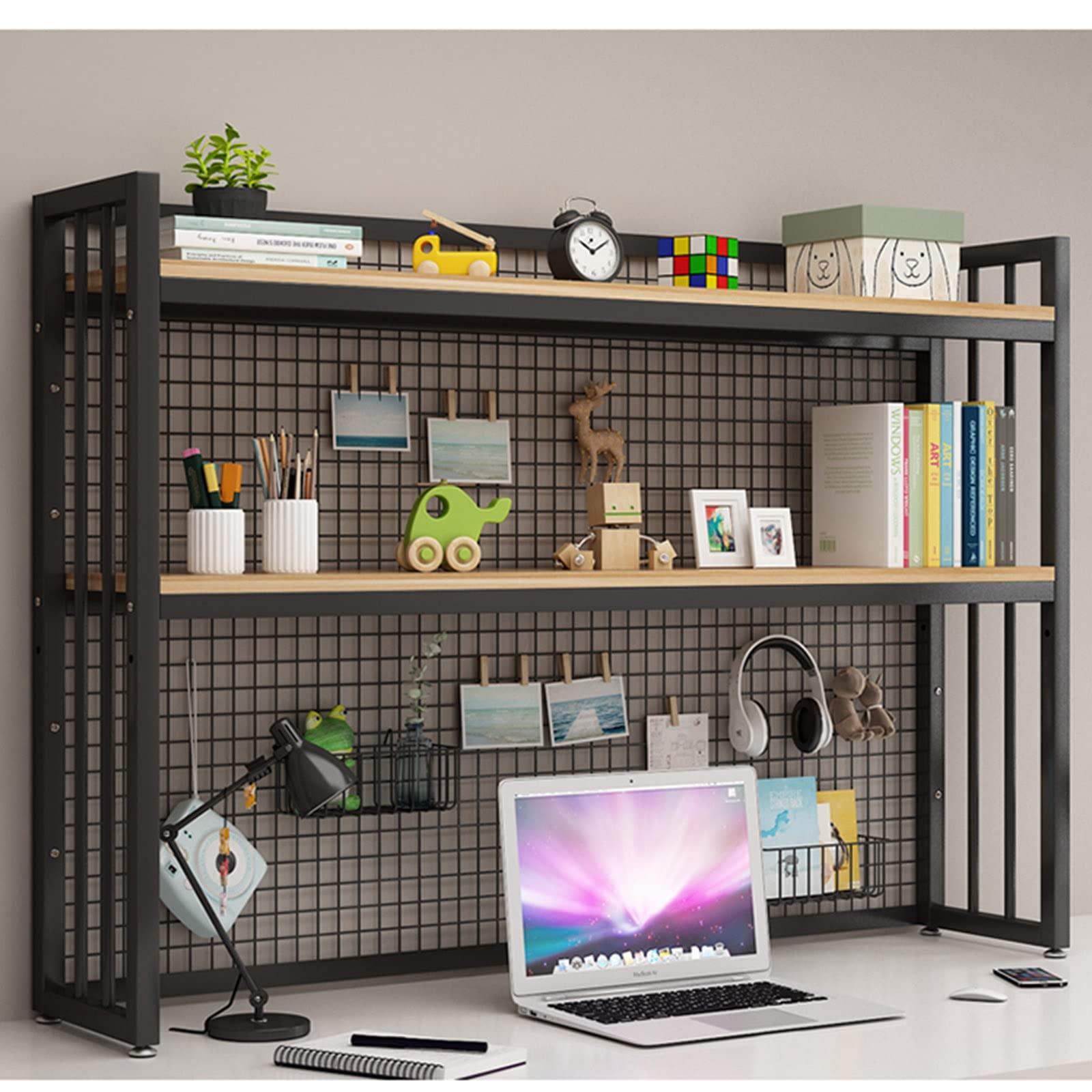 Amazon.com: FPIGSHS Adjustable Desk Bookshelf Organizer Rack
