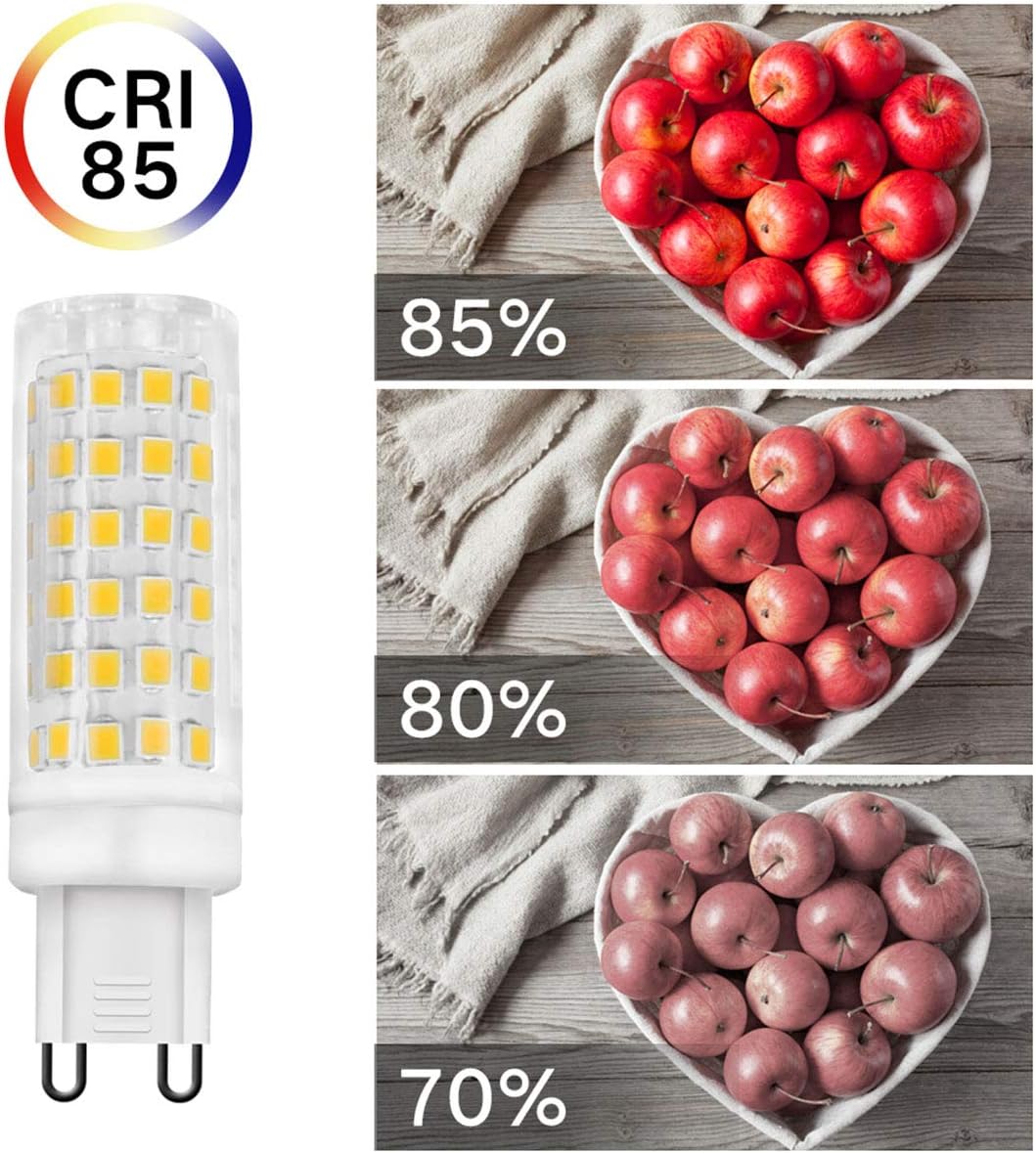 Get Discount 70% Price Zhzai G9 LED 5.5W Flicker-Free Ceramic Base LED Light Bulbs G9 Base R80 110v-130v Bi-Pin 60W Equivalent White 550LM Warm White (3000K) Pack of 8 Best Cyber Deals 🔥 Zhzai G9 LED 5.5W Flicker-Free Ceramic Base LED Light Bulbs G9 Base R80 110v-130v Bi-Pin 60W Equivalent White 550LM Warm White (3000K) Pack of 8