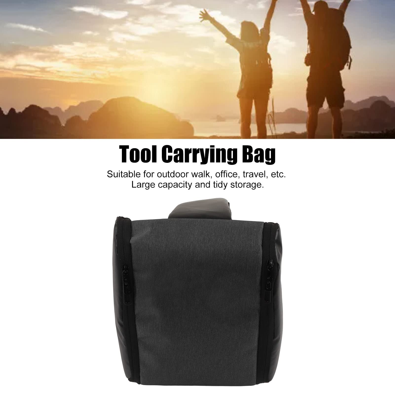 Jectse Large Capacity Sling Bag for Tools Tablets Cameras Waterproof, Extensive Uses for Work Travel Outdoor, Perfect Present