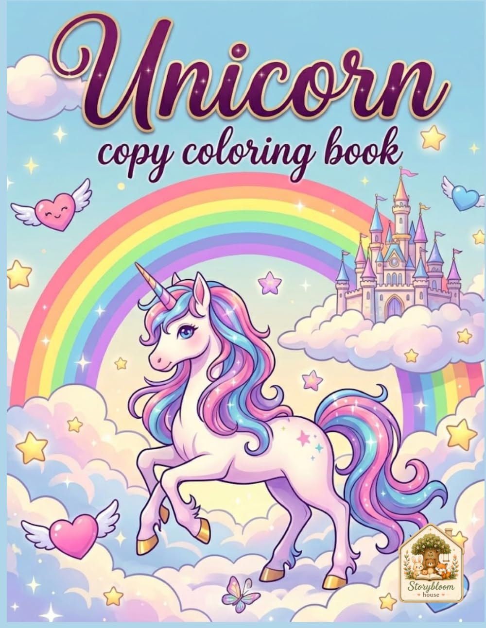 Unicorn coloring book (Fun fantasy series)