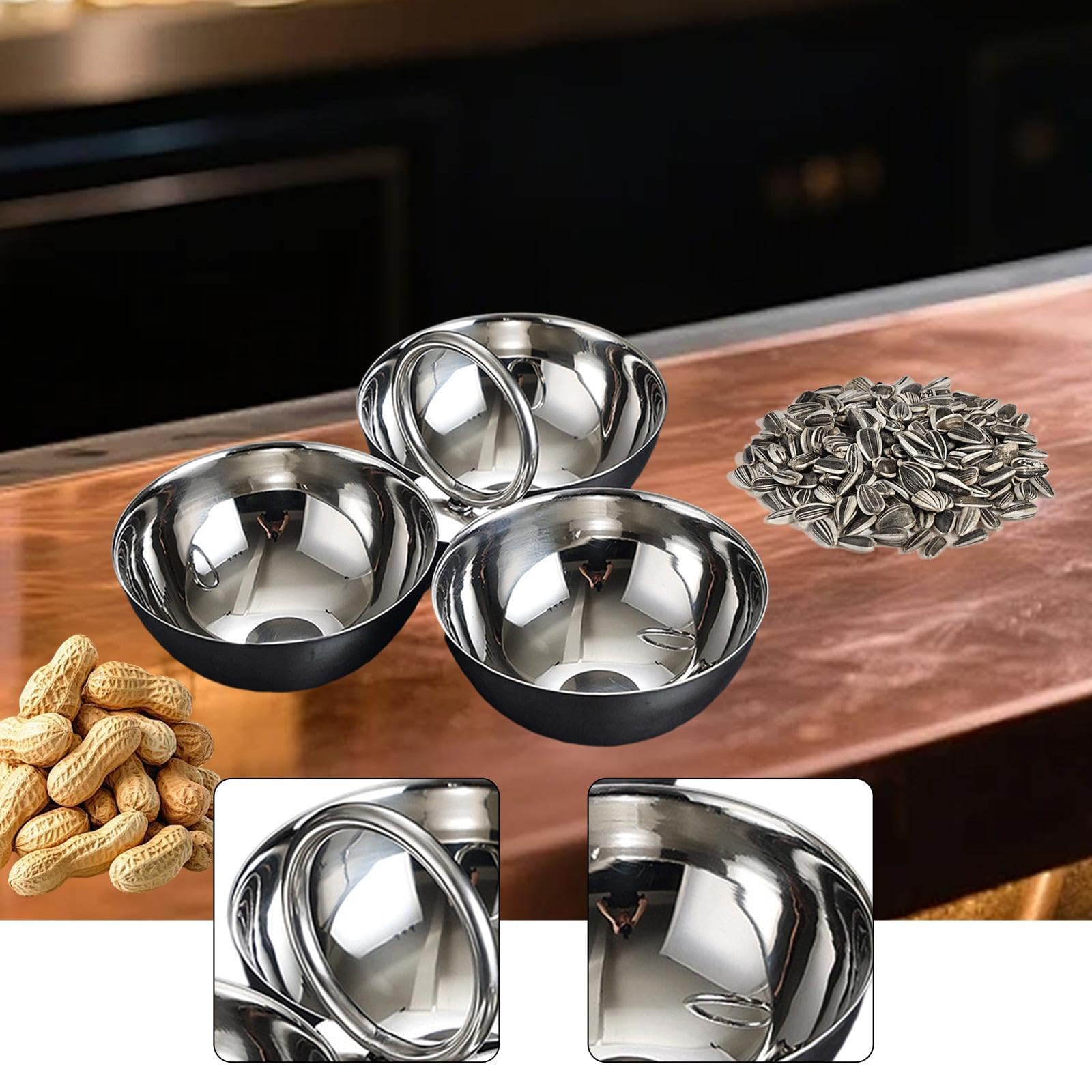 Plat à trois compartiments en acier inoxydable pour adultes et enfants offrant une grande durabilité pour les familles. Assiette portable pour collations