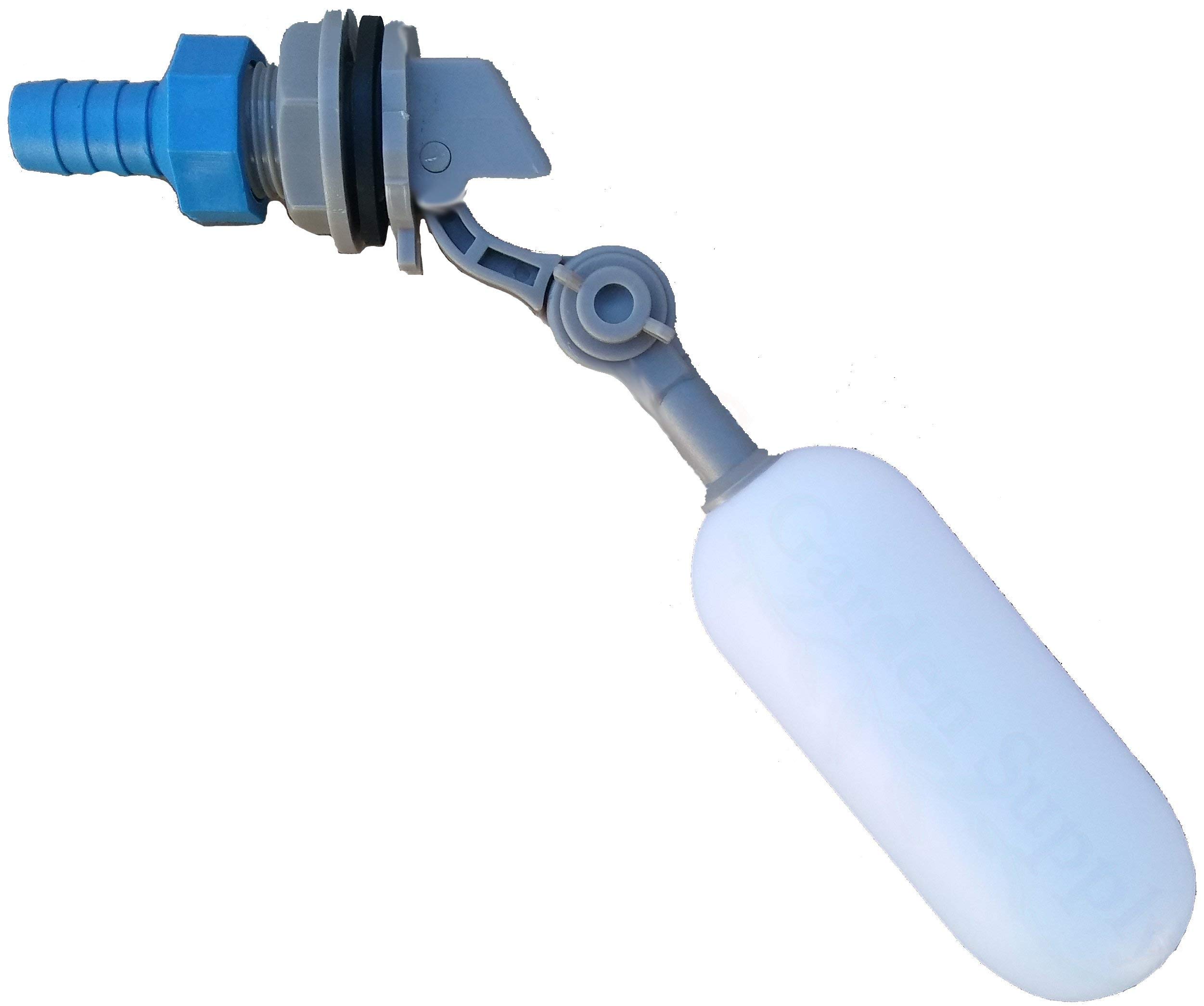 Fixed Arm 1.5 gpm at 60 psi Kerick Valve M052 PVC Mini Float Valve Tank Mount 1/2 NPT Male