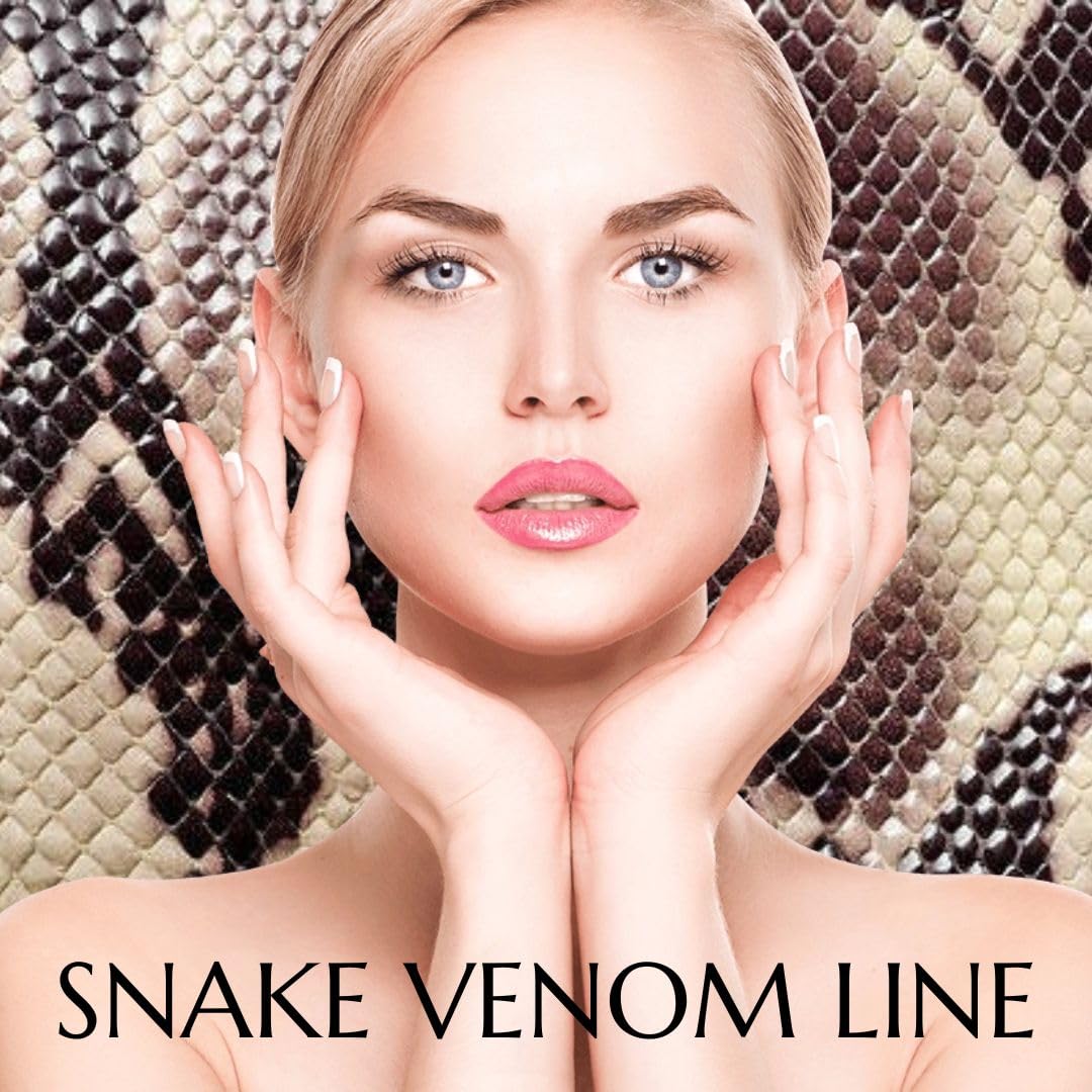 Crema Viso Antirughe Veleno di Vipera con Peptidi Effetto Lifting – Crema Anti-Age Rassodante e Idratante – Aiuta a Ridurre Rughe e Linee di Espressione – Trattamento Viso Quotidiano per Pelle