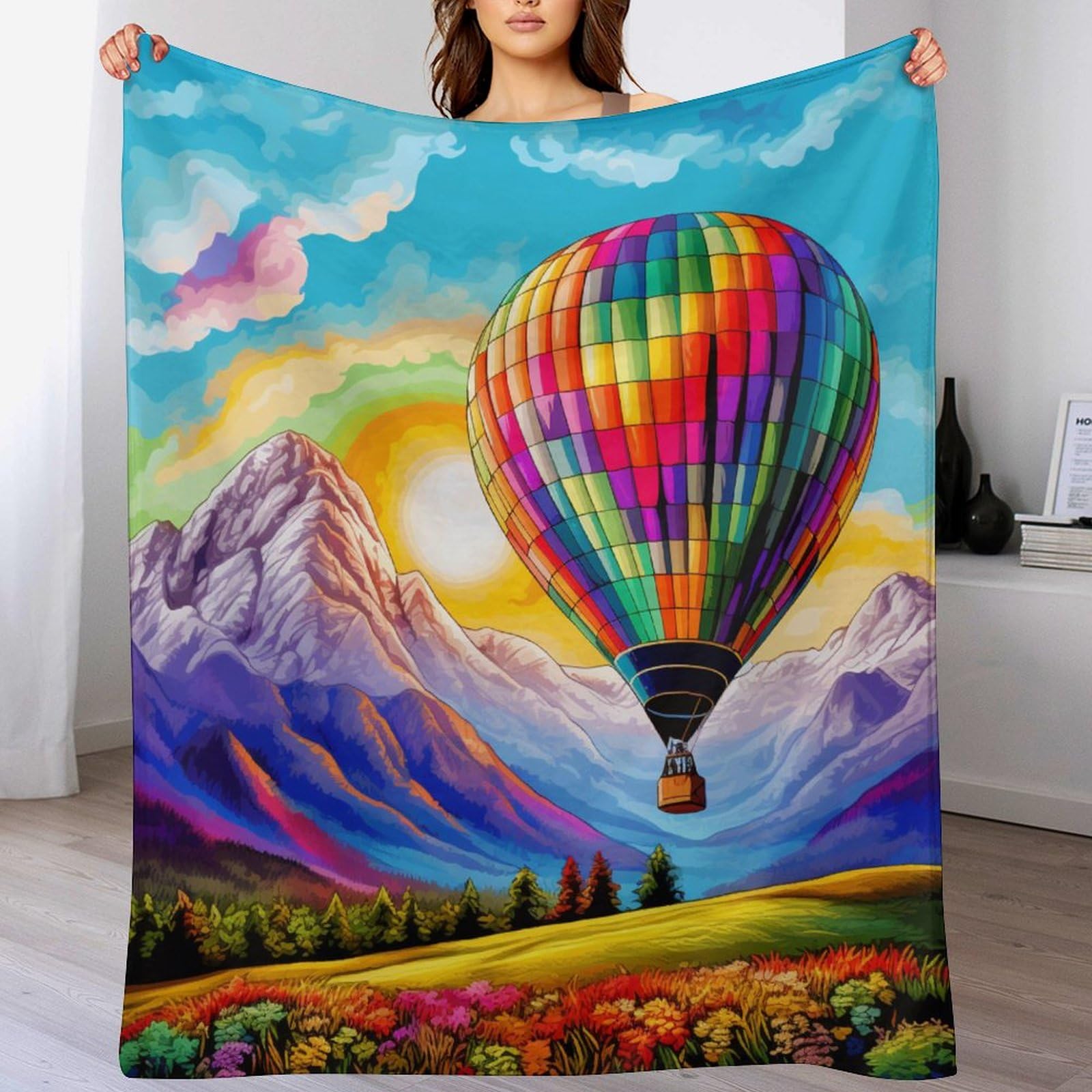 Couverture flannel polaire pour bébé contre le froid sur le lit ou canapé