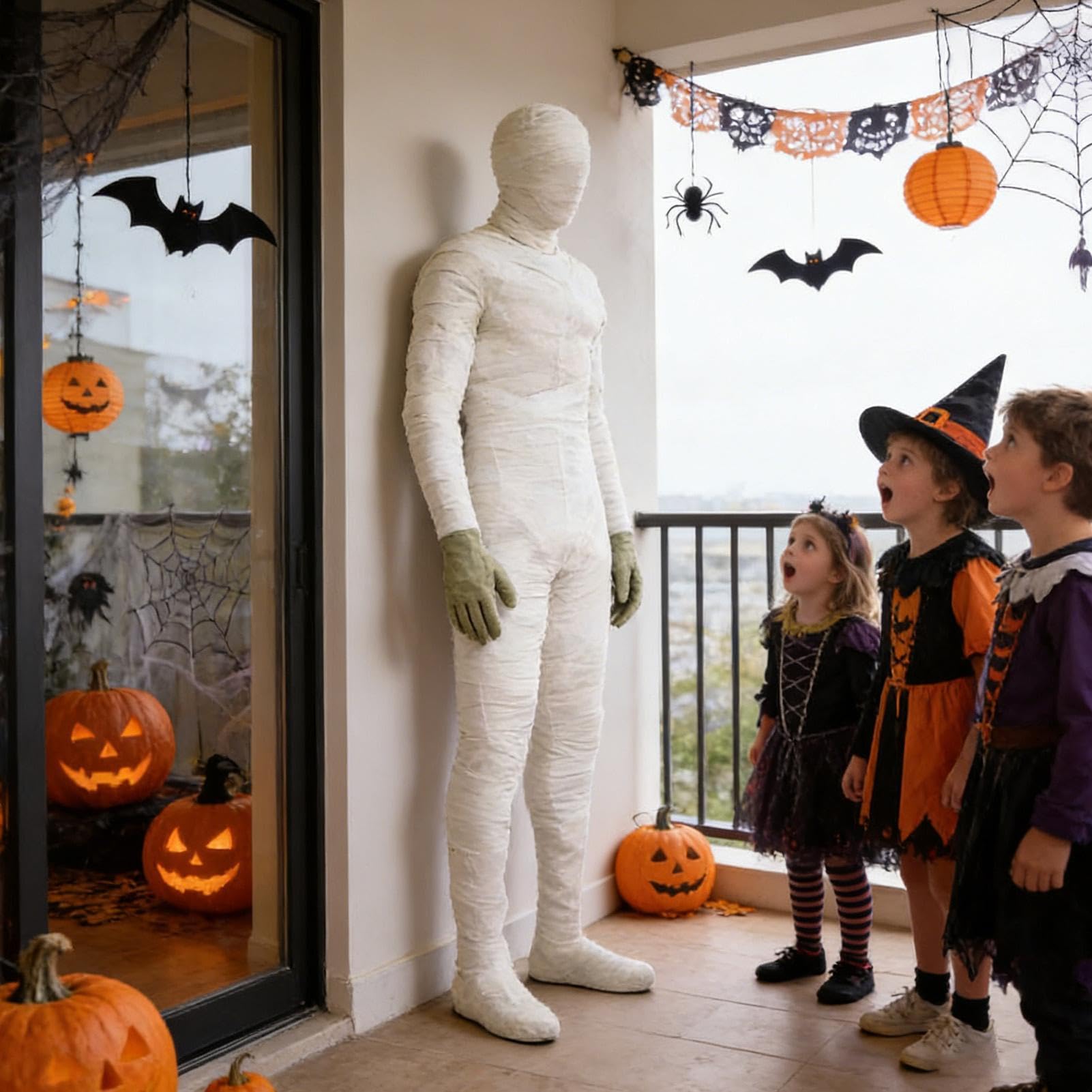 Manekin Halloweenowy Przerażające Dekoracje Halloweenowe Cosplay | Straszne nadmuchiwane pozujące ciało manekina do Nawiedzonego Domu, Występów Scenicznych, Imprez