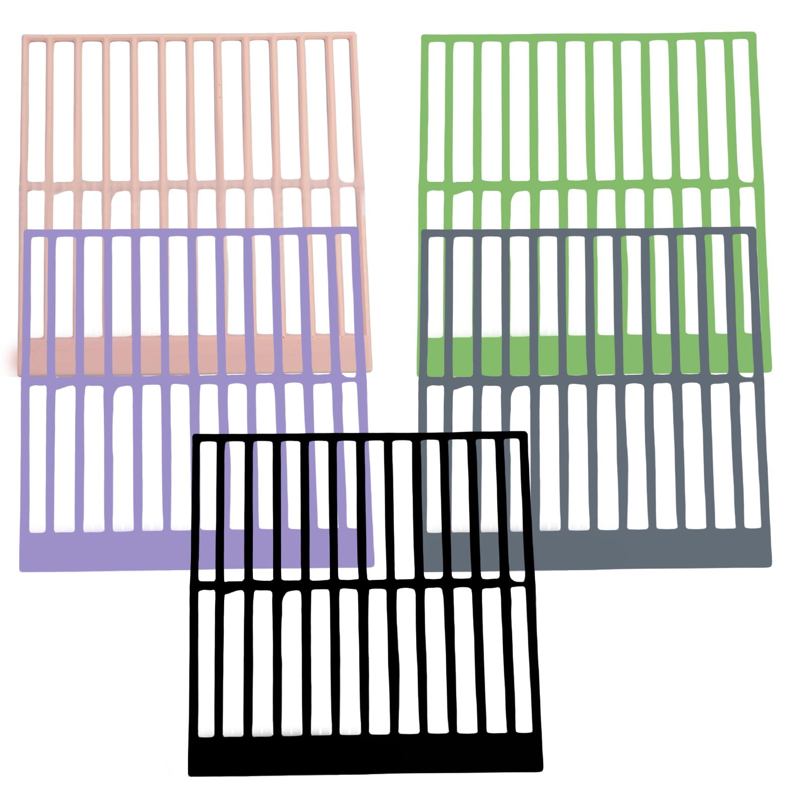 Diamantine Art Alignment Rulers Guide with Textured Edges for Enhancing Control and Efficient Placement Tool Diamantine Art Ruler