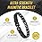 MagnetRX Women\'s Ultra Strength Magnetic Bracelet - Effective Titanium Magnetic Bracelets for Women - Adjustable Length with Sizing Tool for Perfect Fit (Black)