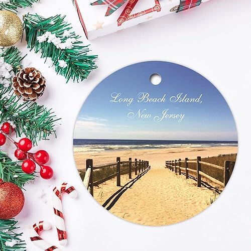 Vista 21 de Decoración de Navidad Normandía Francia, adorno de Navidad, recuerdo de recuerdo, adorno de Navidad, regalo de árbol de Navidad, adorno de cerámica