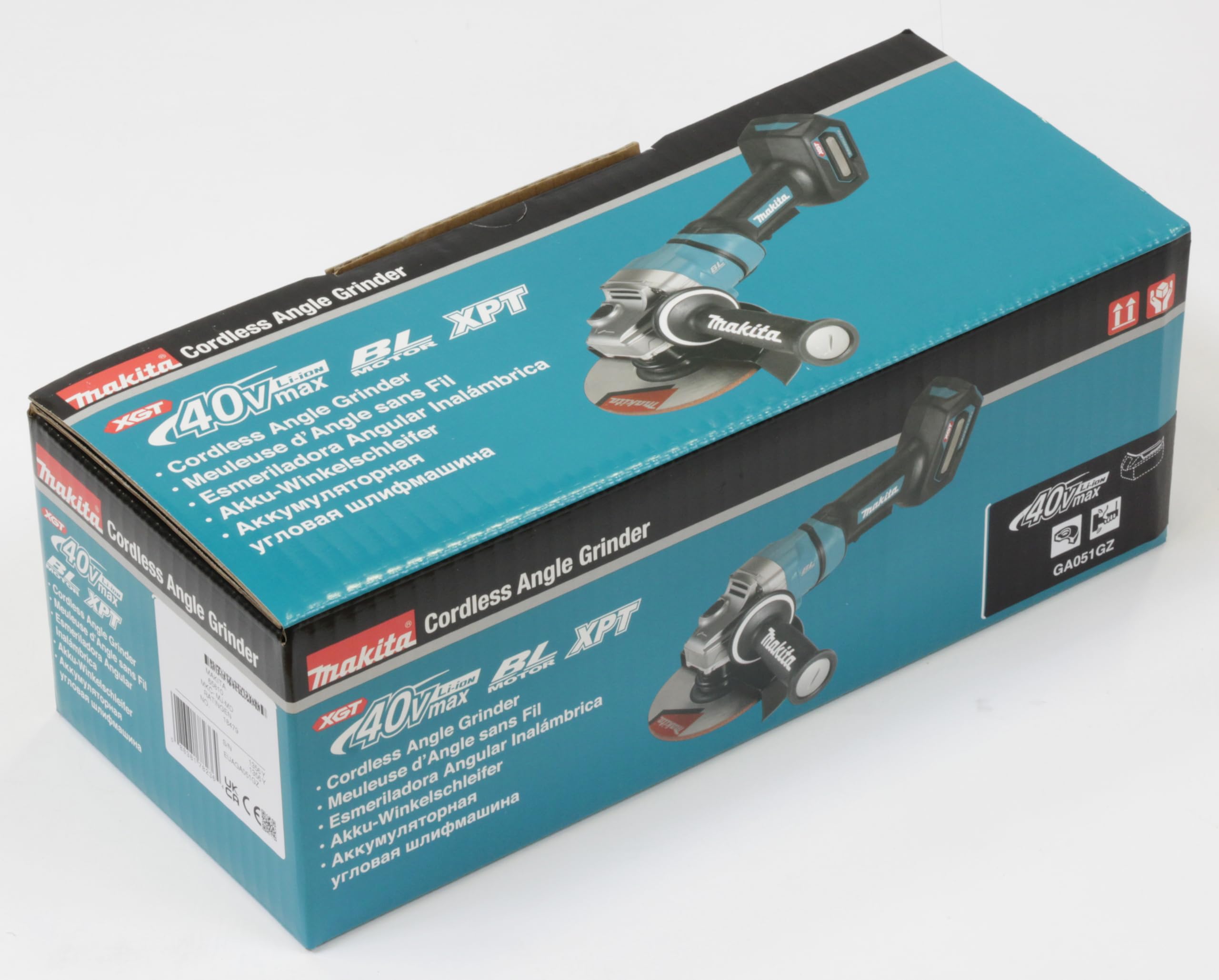 Makita GA051GZ szlifierka kątowa 40 V maks. (bez akumulatora, bez ładowarki)