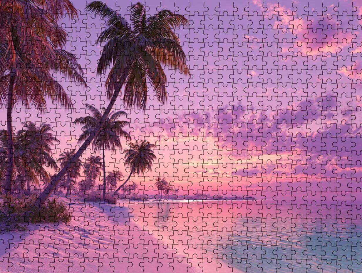 Puzzle per Adulti 1000, Cielo Viola, legno Classico Puzzles LDYQS6-715