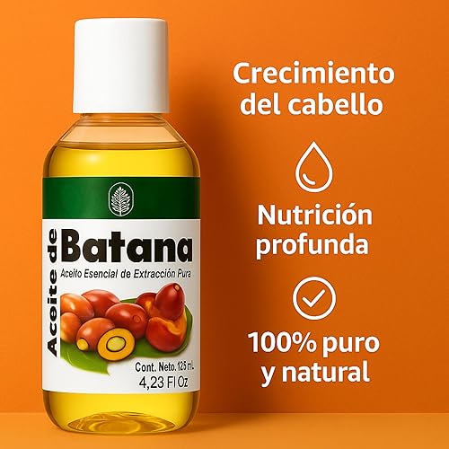 Miniatura 5 de Batana Aceite natural para el crecimiento del cabello, 100% aceite de batana para el crecimiento del cabello, extracto de batana, 4.23 onzas