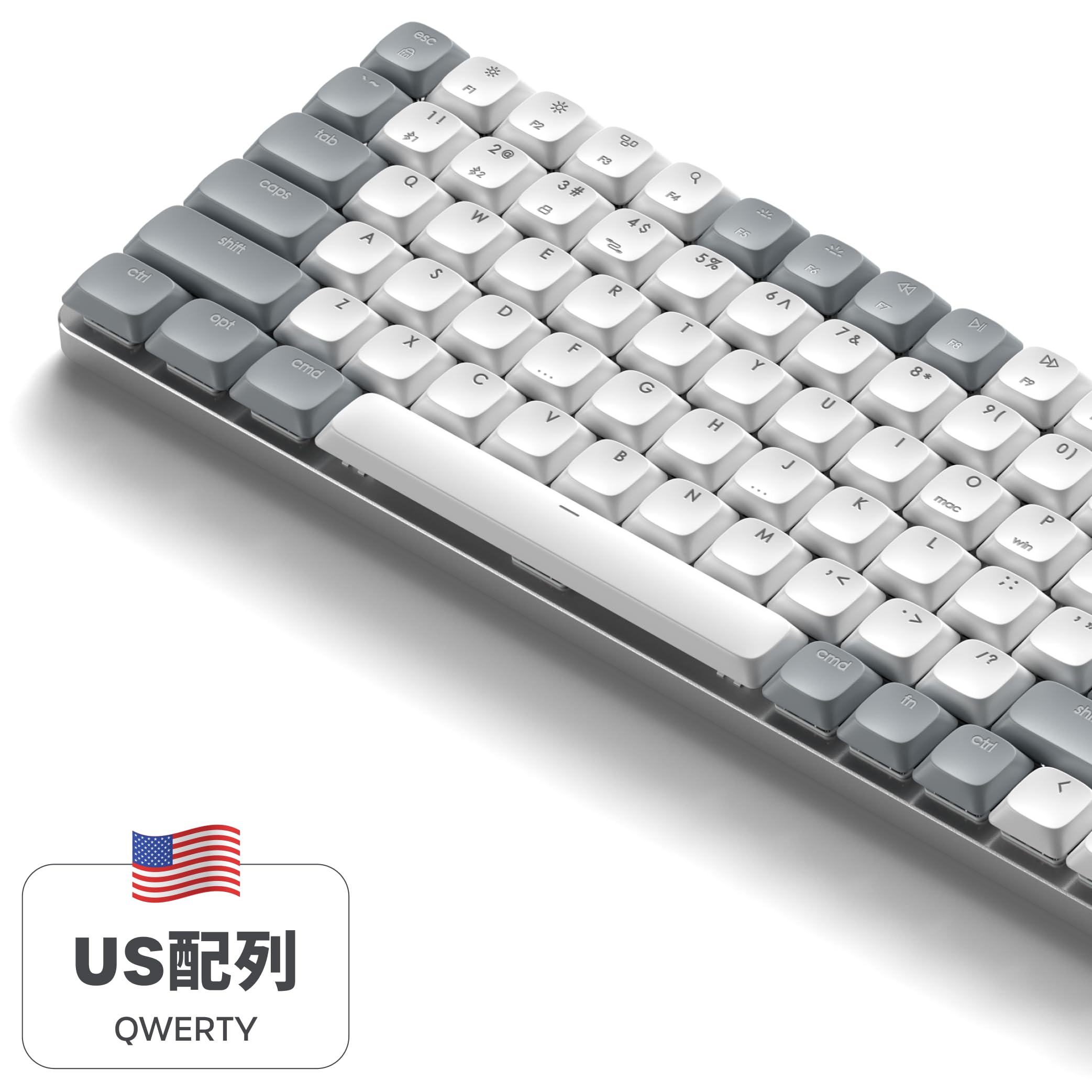 Amazon.co.jp: Satechi SM1 75% Mechanical Keyboard, LED Backlit