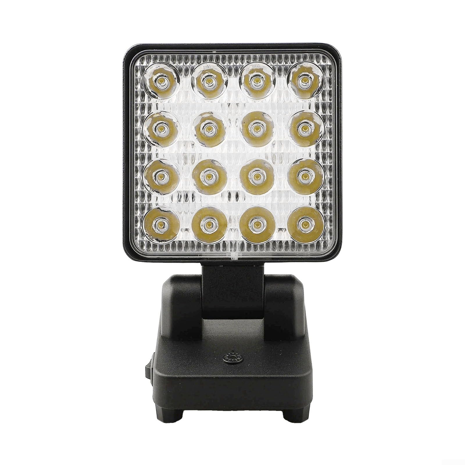 Lampe de poche LED sans fil pour batterie 18 V 20 V BL1518 BL2018 PCC680L FMC680L Tête réglable à 90 degrés 1200 lm pour camping atelier