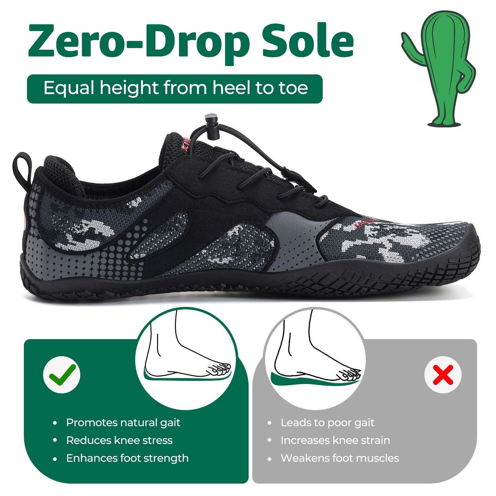 SAGUARO Scarpe da Trail Running Uomo Donna Scarpe da Barefoot