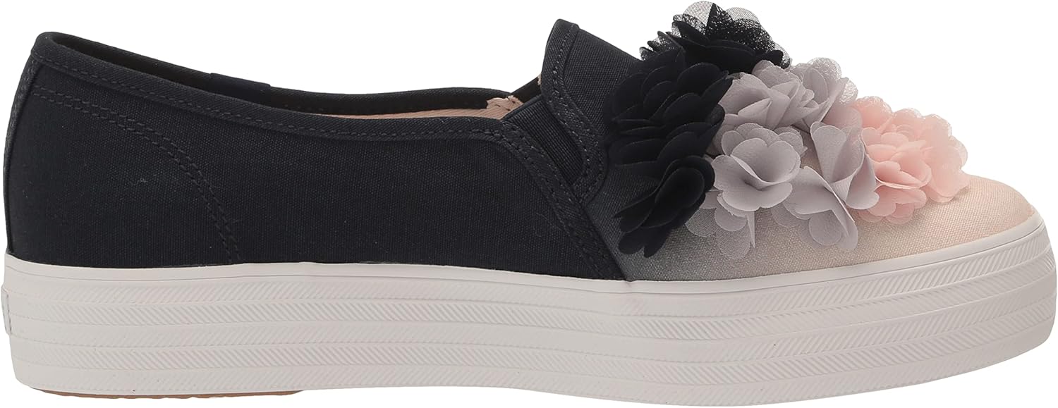 Keds Women's Triple Decker Metallic Stripe Fashion Sneaker
