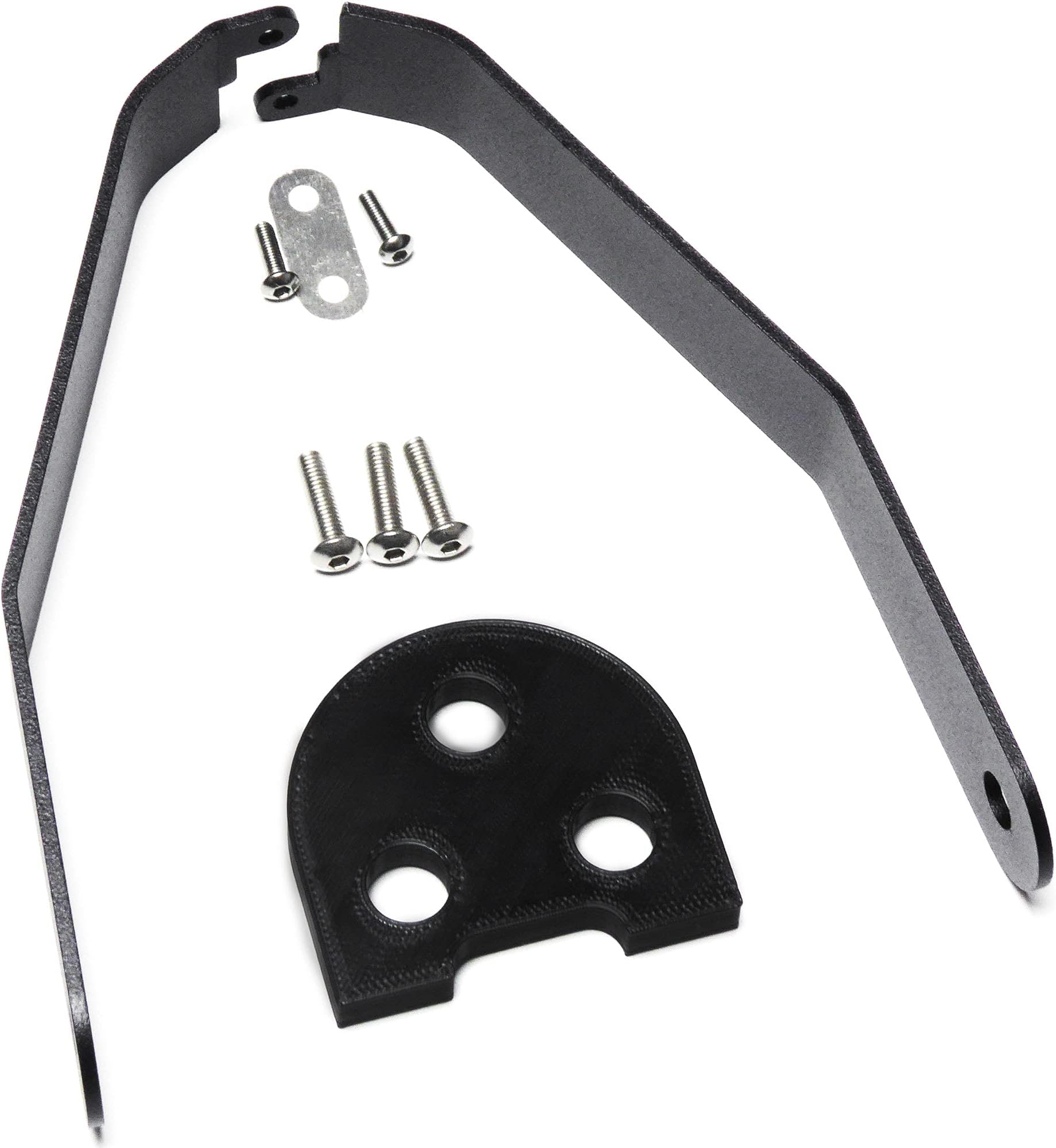 Vestigia® - Rear Fender Bracket for Xiaomi M365, Pro - Alu Metal Mudguard Support - Scooter Mod Upgrade Modification Kit (Black)