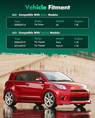 Miniatura 5 de SCITOO Conjunto eléctrico de la bomba de combustible de alto rendimiento para 2008-2014 para Scion xD 1.8L, 2016-2019 para Yaris R 1.5L,