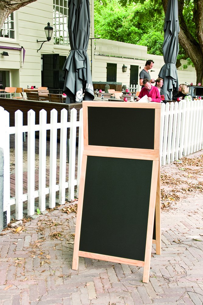 Securit Tableau noir Duplo Top Chalk Laqué 55 x 120 cm