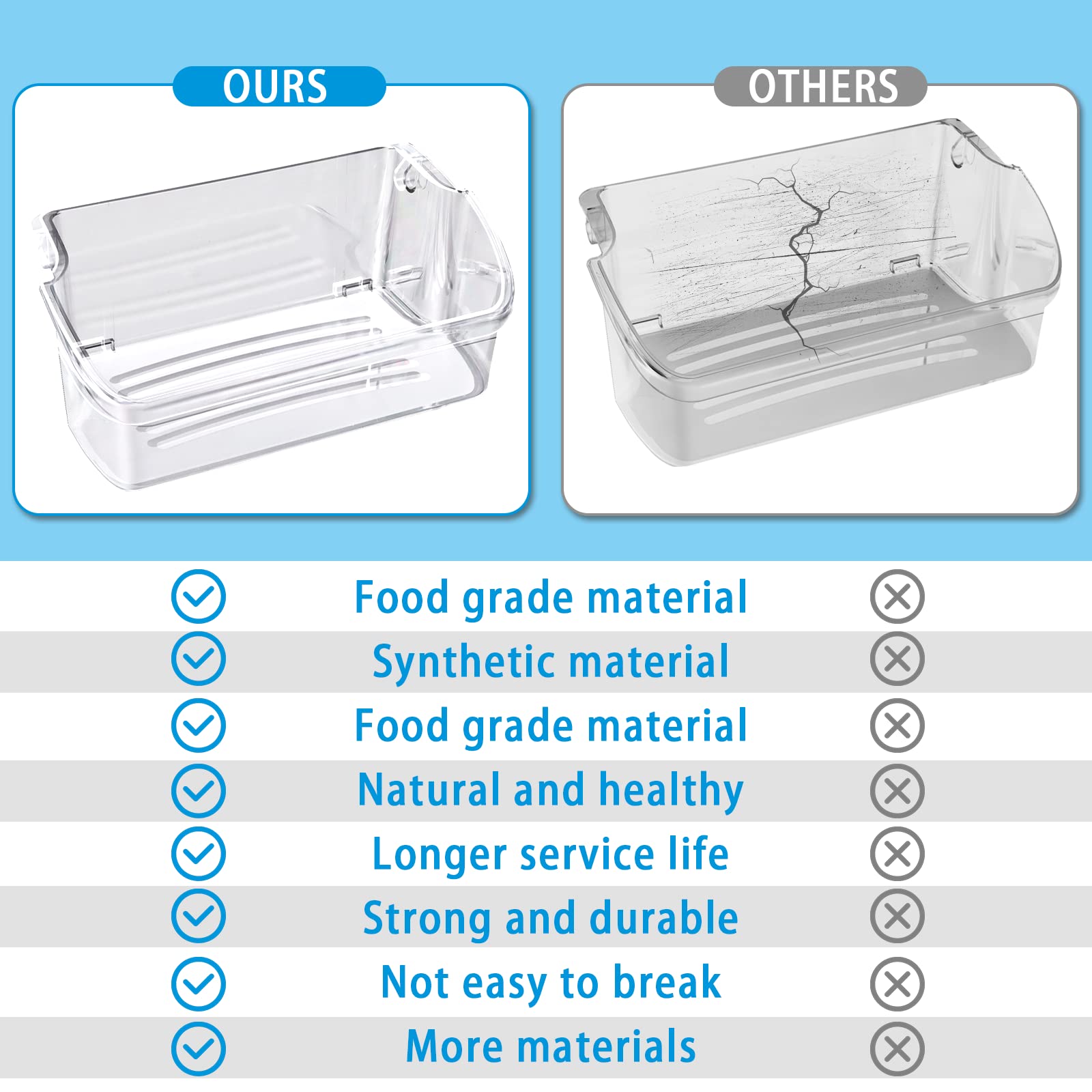 Amazon.com: 240324502 Refrigerator Door Bin Shelf Replacement 