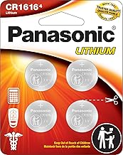 Panasonic CR1616 3.0 Volt Long Lasting Lithium Coin Cell Batteries in Child Resistant, Standards Based Packaging, 4-Battery Pack