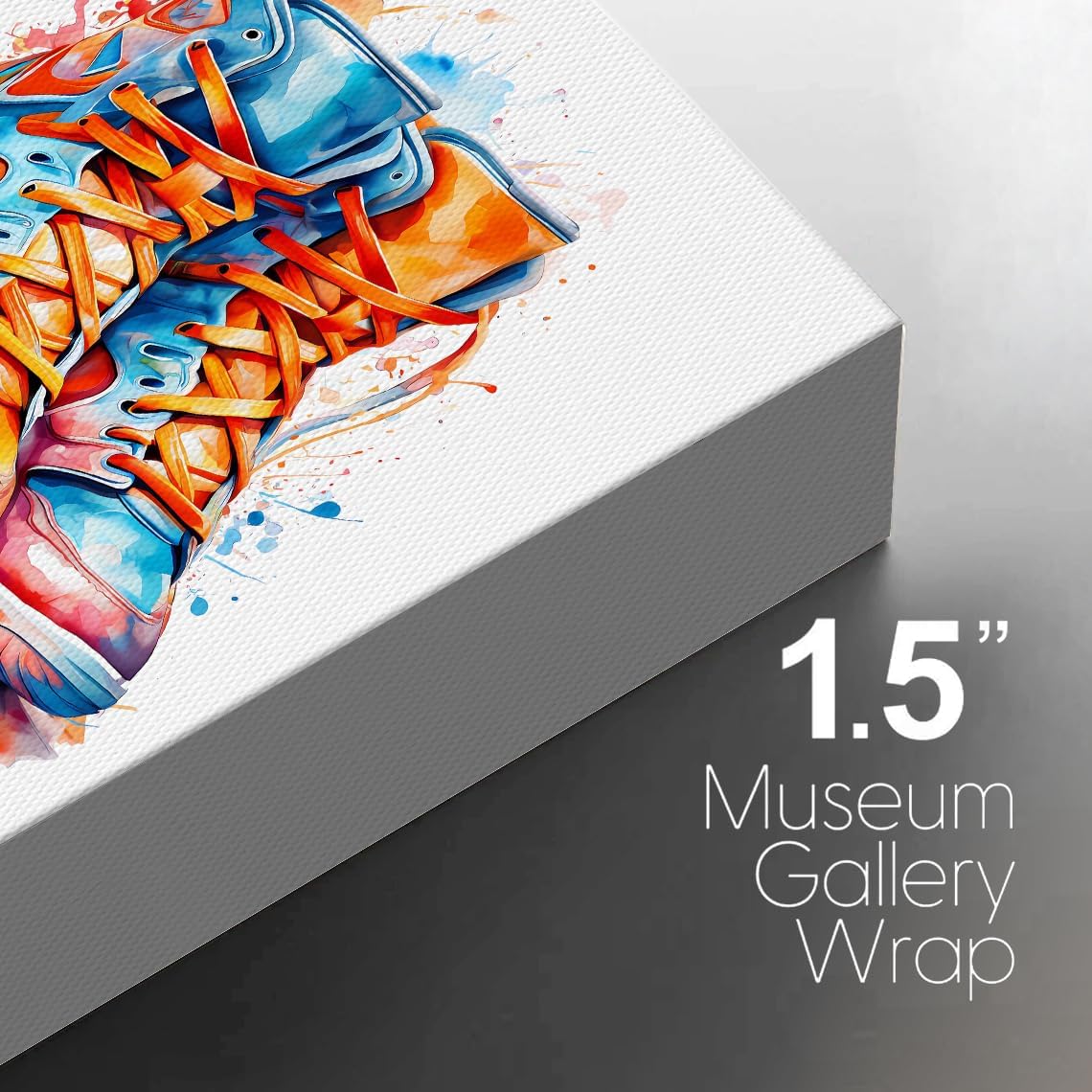 Basketball Canvas Wall Art, Inspirational Basketball Canvas Wall Art Prints,Graffiti Basketball Art Prints,Teen Girl Bedroom,Dorm Room Decor,Ideal for Basketball Player Gift, 4pcs(8x10in