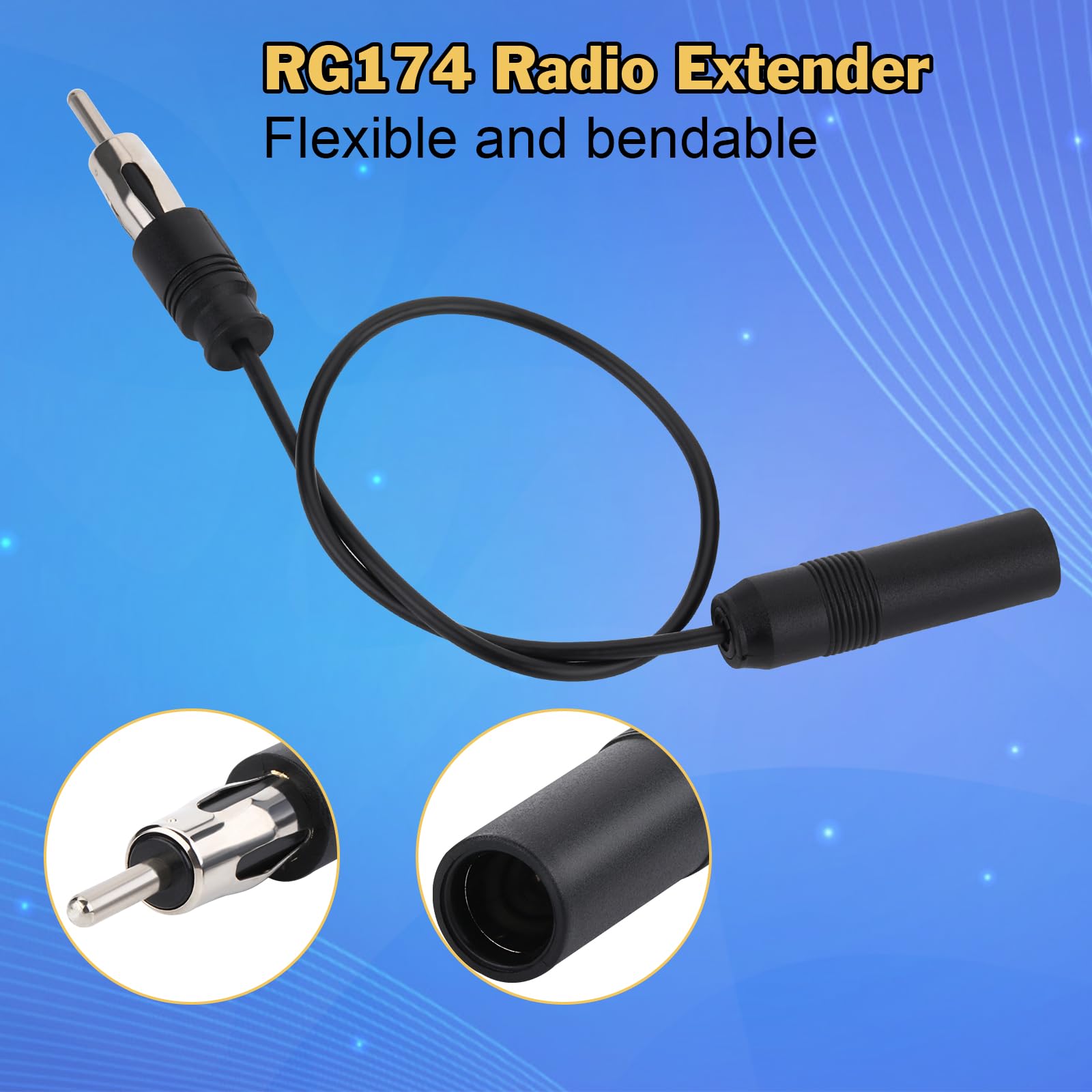 Amazon.com: BLTIATLE Car Radio Antenna Extension Cable 12 Inch FM