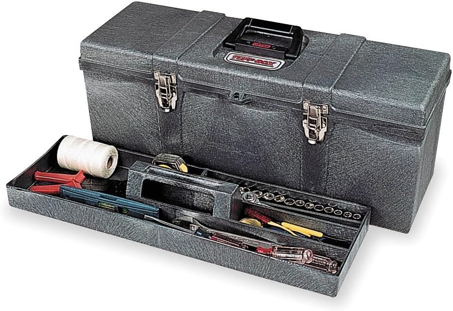 8260-4 26" Portable Tool Box, Charcoal Gray