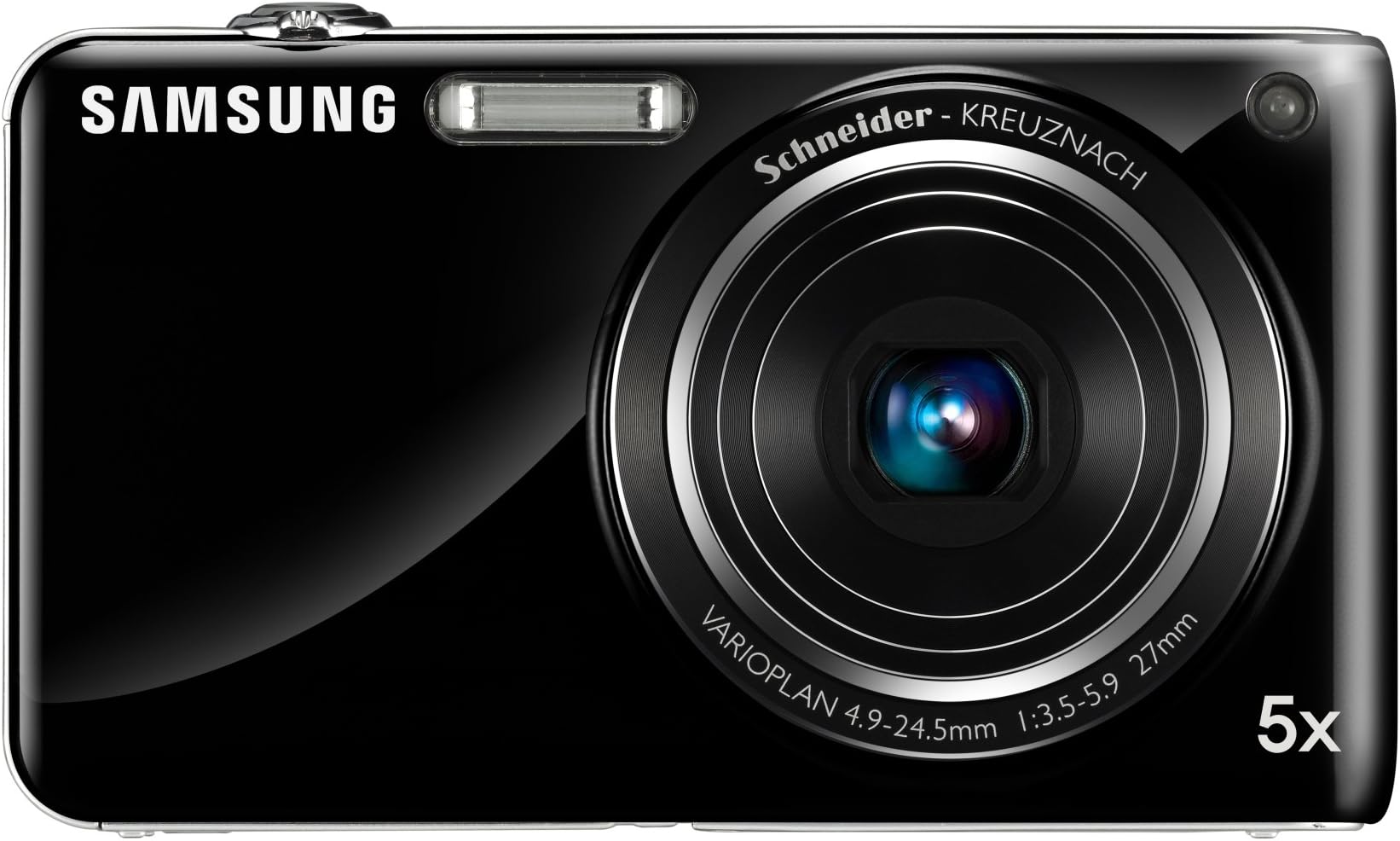 Samsung ST600 Digital Camera 14 Megapixel 5x Optical Zoom 8.89 cm (3.5 Inch) Image Stabiliser Black