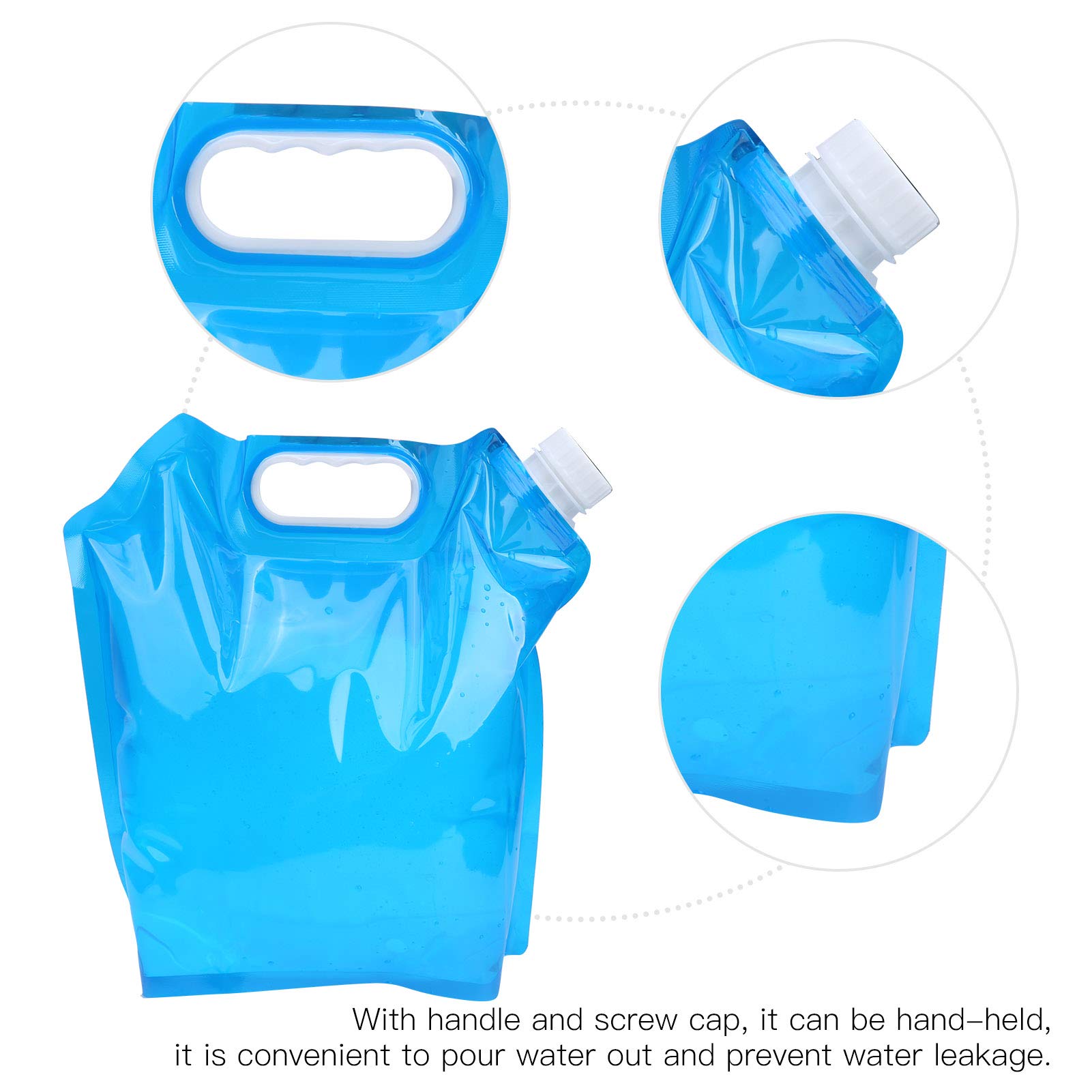 Zerodis Conteneur de transport d'eau extérieur Sac de levage de