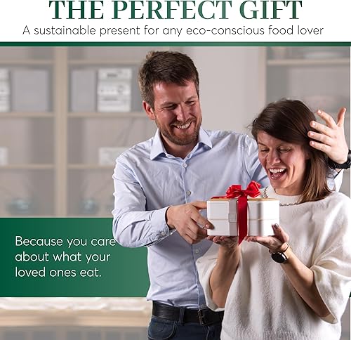 Miniatura 6 de Umami - Lonchera bento con utensilios para adultos, lonchera grande de 40oz, lonchera todo en uno para comidas preparadas, a prueba de fugas, para