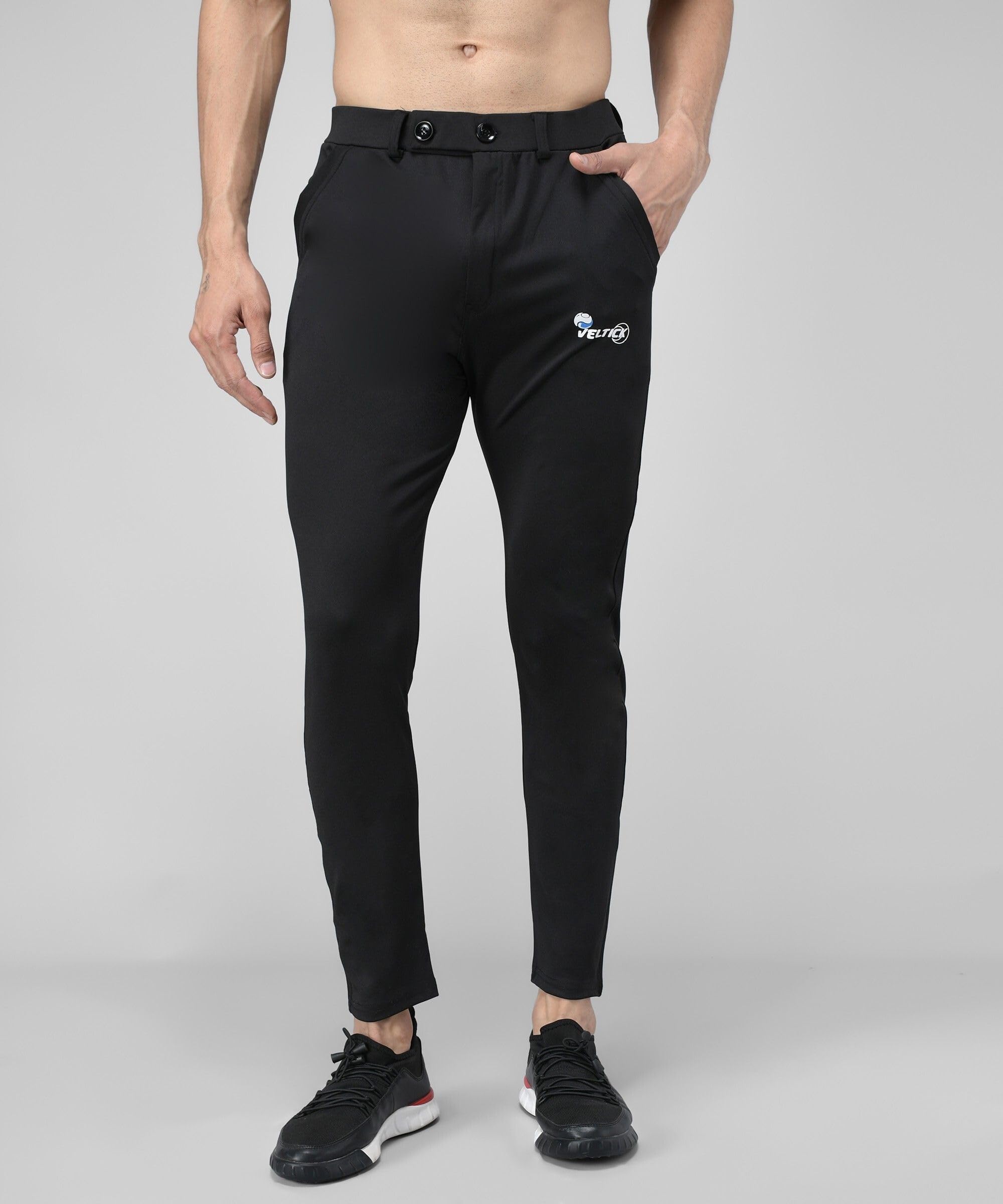 Men's Self Design Track Pants-image-6