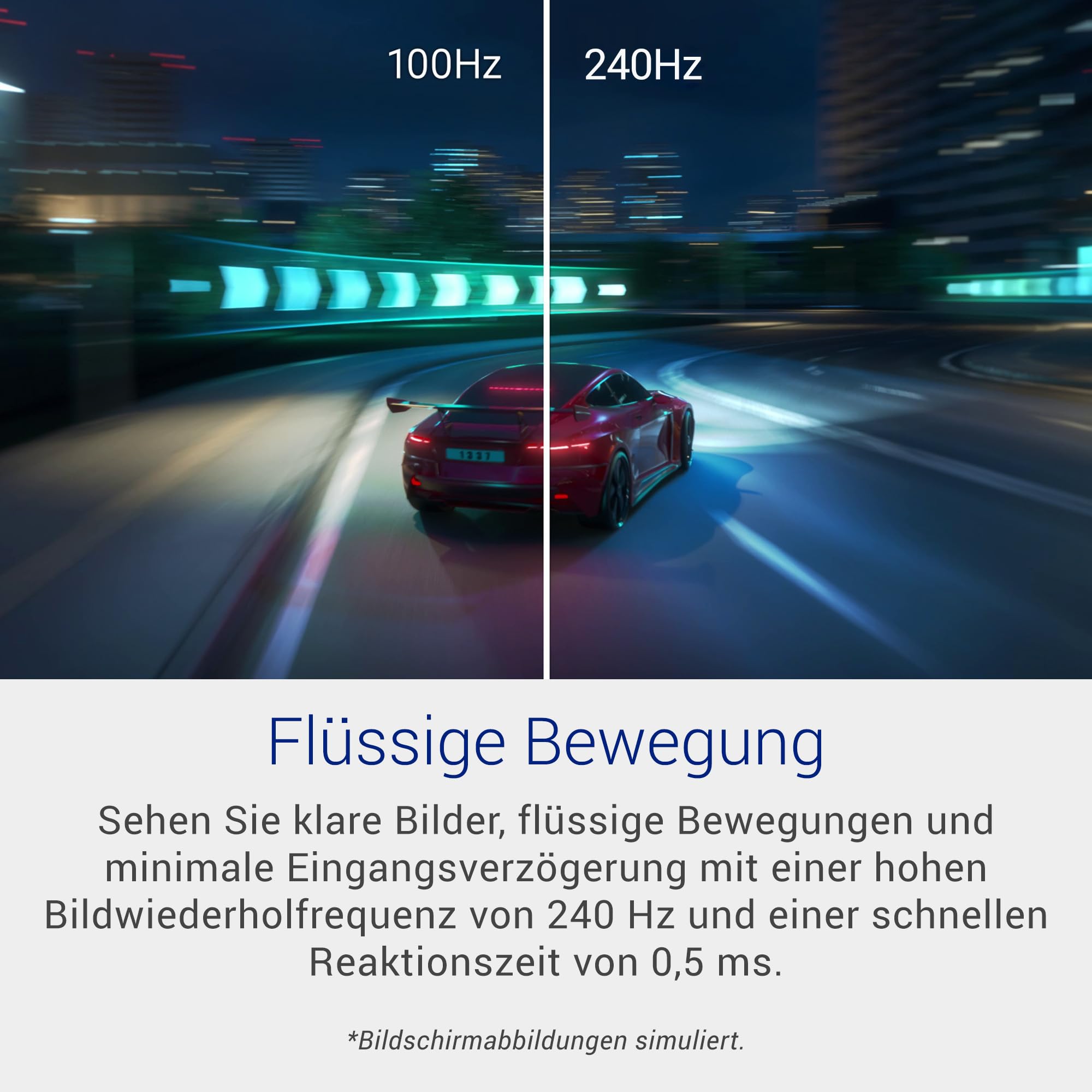 Dell SE2426HG 24 Gaming Monitor Full HD 240Hz Fast IPS 0.5ms AMD FreeSync Premium HDR10 VESA Schwarz