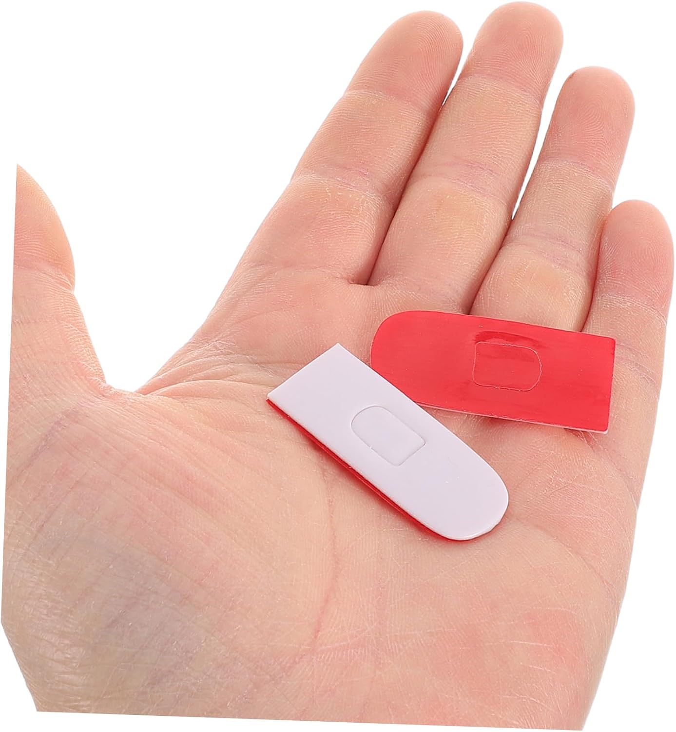 DOITOOL 20pcs Sewing Machine Accessories Overlock Presser Foot Pad Plastic Overlock Machine Presser Foot Pad Covers for Singer