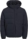 JACK & JONES Men's Jjeotto Puffer Jacket Sn Puffer Jacket, Dark Navy, S - 1
