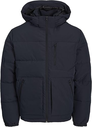 JACK & JONES Men's Jjeotto Puffer Jacket Sn Puffer Jacket, Dark Navy, S - 1