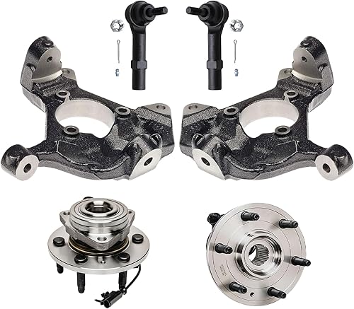 Miniatura 495 de Detroit Axle - Kit de cubos de rodamiento de rueda delantera de 6 piezas para Dodge Dart 2013-2016, Chrysler 200 2015-2017, 2 cojinetes de rueda