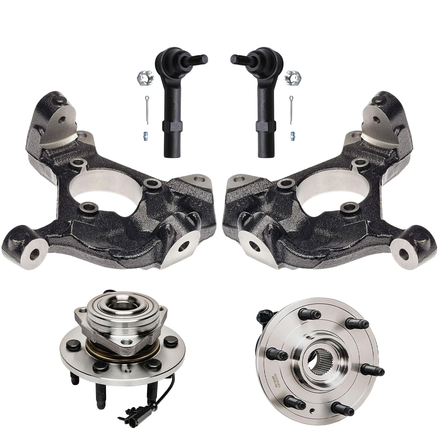 Detroit Axle - 4WD Front Loaded Knuckles Kit for 07-13 Chevy Silverado 1500
