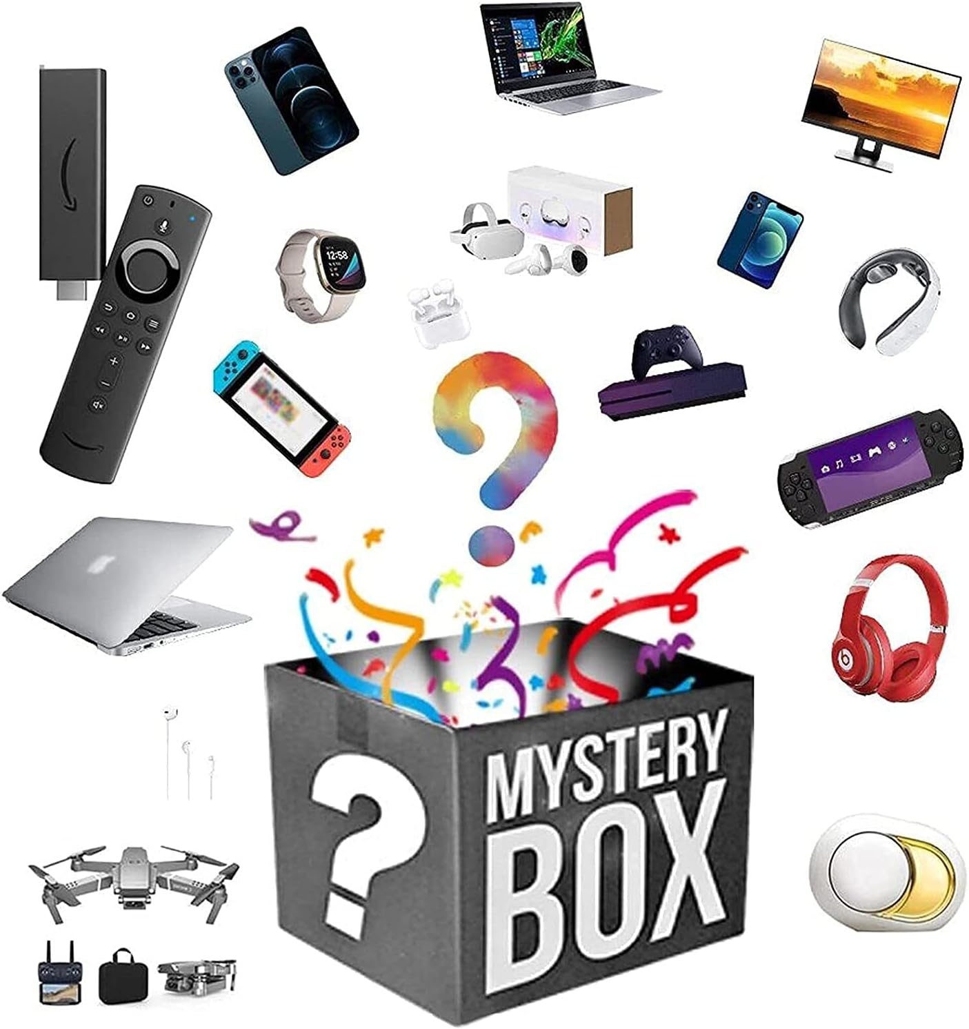 FallEast 2021 Storage Box, First Come First Served, Full of Surprise Electronics Exciting Unboxing Practical and Exciting to Open The Box Everything is Possible UI389