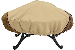 Amazon Basics Fire Pit Cover - Durable, Waterproof, for Round Fire Pits...