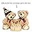 Quaakssi Teddy Bears Bulk 12 Packs Teddy Bear Stuffed Animal Plush Toys Gift for Kid Girlfriend,13.5 Inches Dark Brown Stuffed Bears for Christmas Valentine\'s Day Birthday Wedding Party