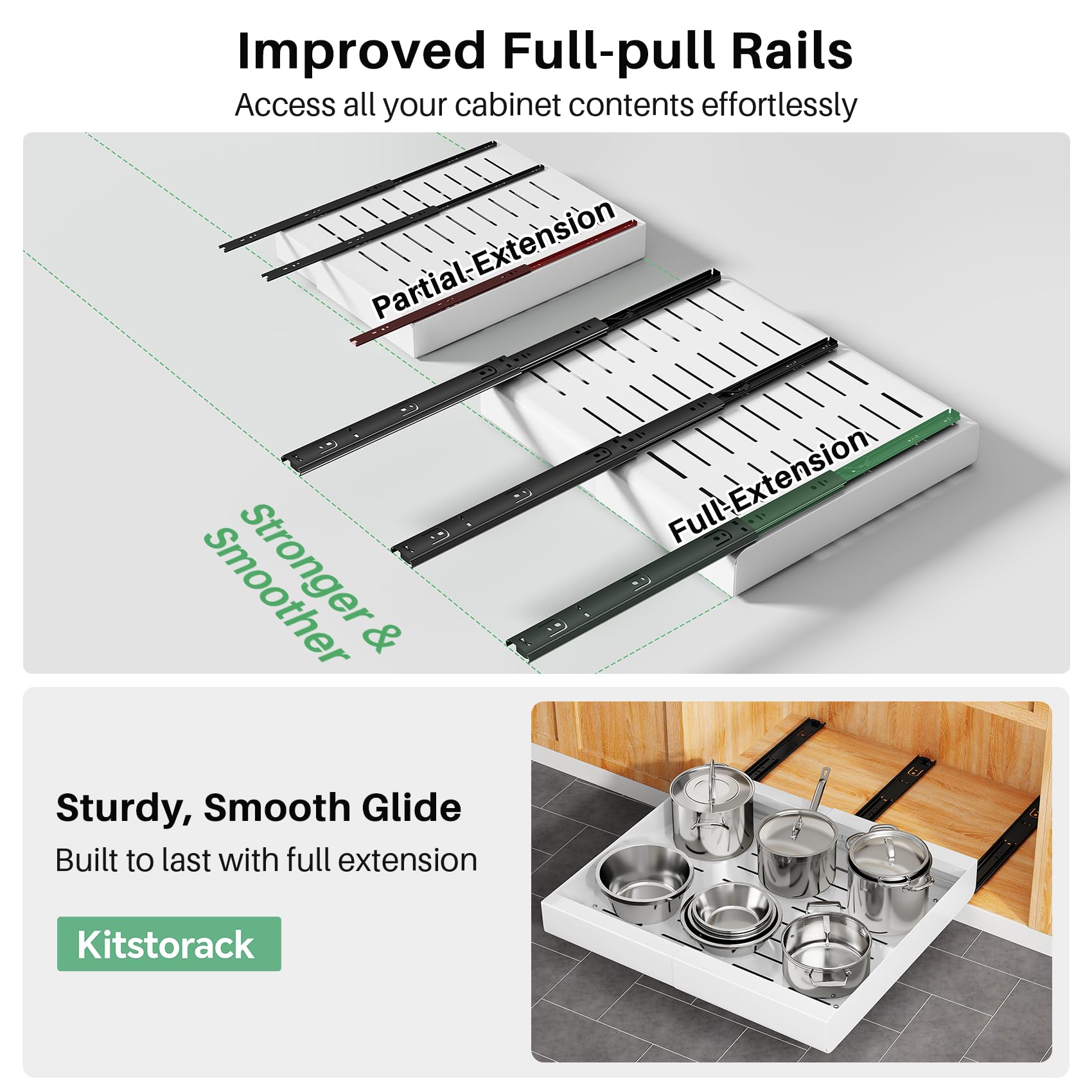 Amazon.com: Pull out Cabinet Organizer, Wider Expandable(14