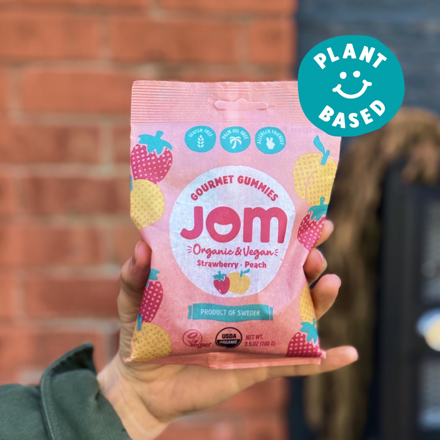Amazon.com : ​JOM - Organic Swedish Candy – Strawberry & Peach