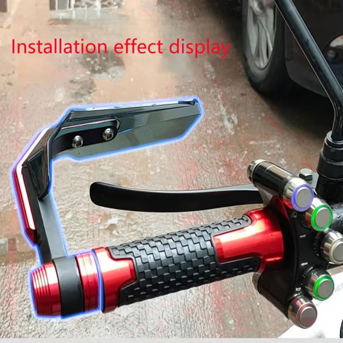 Motocicletta Paramani per Ducati Hypermotard 796 950 821 939, Protezione Anticaduta del Manubrio, Dispositivo di Protezione dei Freni E della Frizione,D
