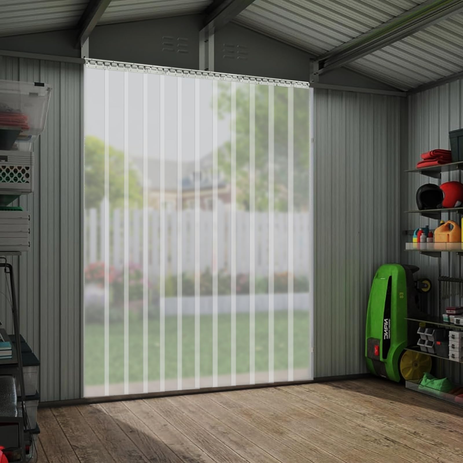 Cortina de puerta de PVC para congeladores, cortina de puerta para la industria de almacenamiento y garaje, transparente para habitaciones con aire acondicionado, entradas de supermercados, 1,8