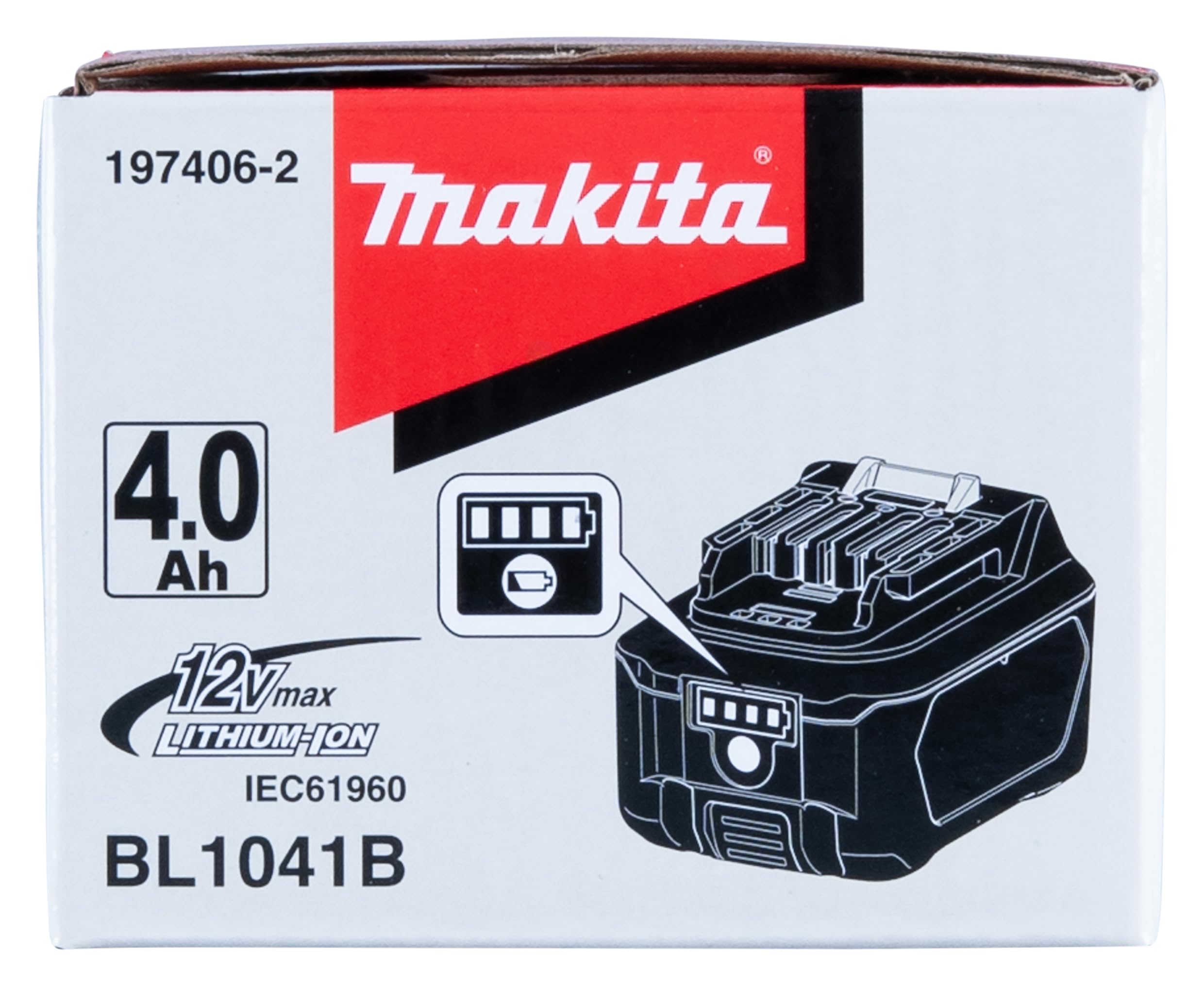 Makita Bl1041B, Lxt Bateria Litowo-Jonowa, 12 V, 4,0 Ah