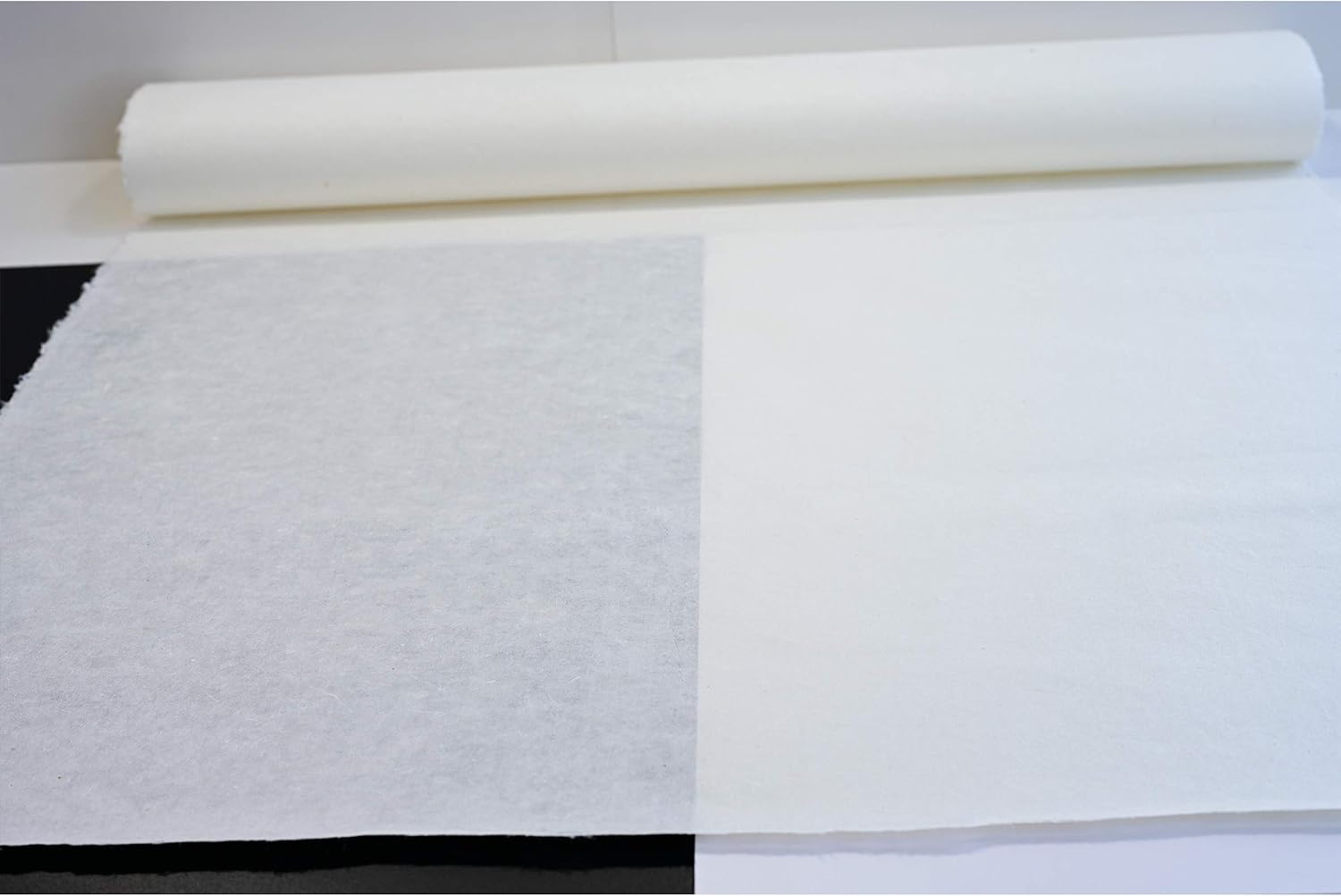 [10 Pcs] Korean Traditional Mulberry Paper HanJi Handmade Plain Natural White Single Layer 24.8" x 36.6"